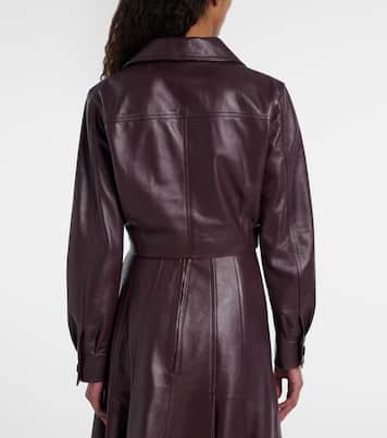 Nics cropped leather jacket | Emilia Wickstead