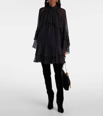 Elsa 100 velvet over-the-knee boots | Paris Texas