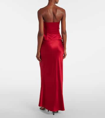 Bustier en charmeuse de soie | The Sei