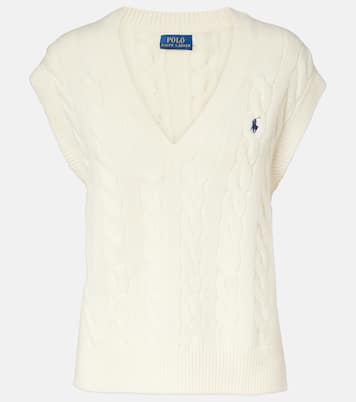 Gilet in lana e cashmere a trecce | Polo Ralph Lauren