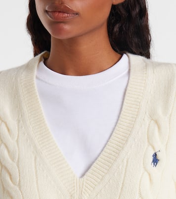 Gilet in lana e cashmere a trecce | Polo Ralph Lauren