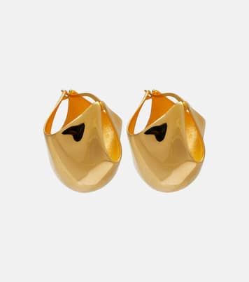 Lotus 18kt gold-plated earrings | Khaite