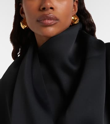 Lotus 18kt gold-plated earrings | Khaite