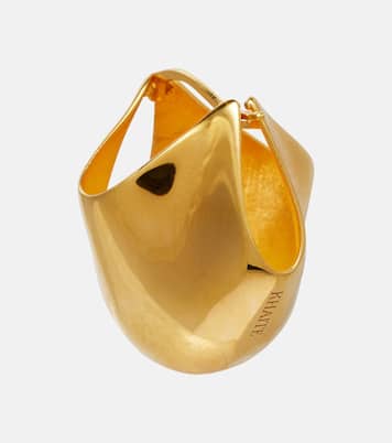 Lotus 18kt gold-plated earrings | Khaite