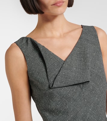 Wool midi dress | McQueen