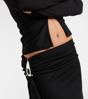 Maxirock aus Jersey | Christopher Esber