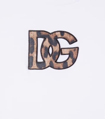 DG patch-appliqué cotton T-shirt | Dolce&Gabbana Kids