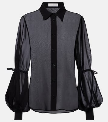 Sheer silk blouse | Nina Ricci