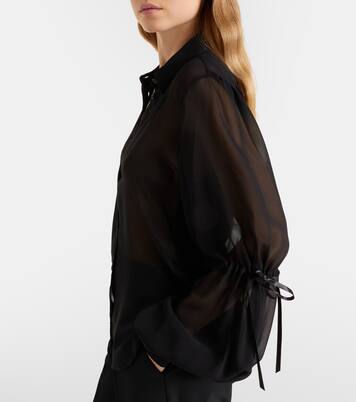 Sheer silk blouse | Nina Ricci