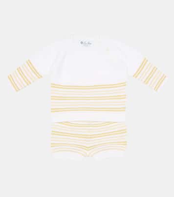 Baby - Pullover Tiny a righe in cotone | Loro Piana Kids
