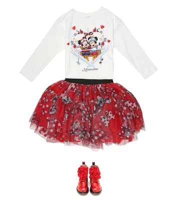 Falda de tul estampada | Monnalisa