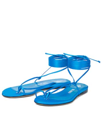 Kika satin thong sandals | The Attico
