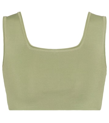 Ribbed-knit crop top | LOW CLASSIC