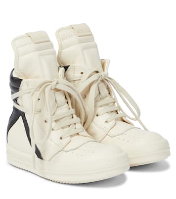 High-Top Sneakers Geobasket aus Leder | Rick Owens Kids