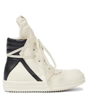 High-Top Sneakers Geobasket aus Leder | Rick Owens Kids