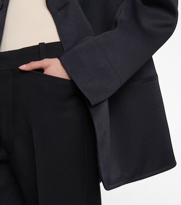 High-Rise-Hose aus Schurwolle | Maison Margiela