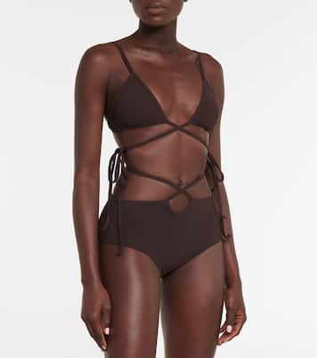 Wrapround triangle bikini top | Christopher Esber