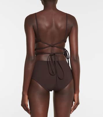 Wrapround triangle bikini top | Christopher Esber