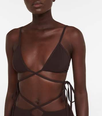Wrapround triangle bikini top | Christopher Esber