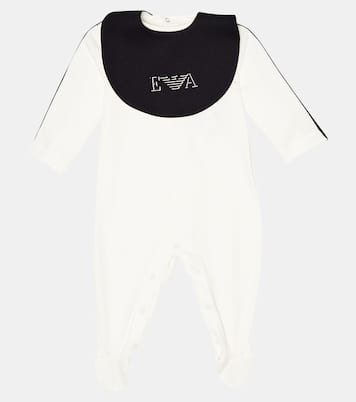 Baby Set aus Strampler und Lätzchen | Emporio Armani Kids