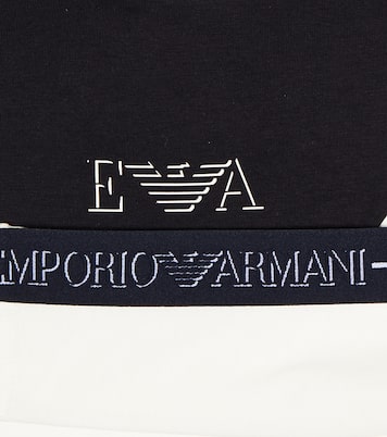 Baby Set aus Strampler und Lätzchen | Emporio Armani Kids