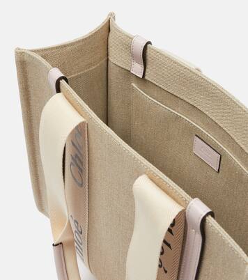 Borsa Woody Medium in canvas | Chloé