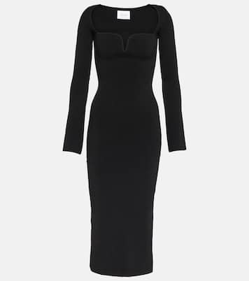 Abito midi Gaia in maglia a coste | Galvan