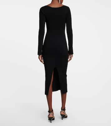Abito midi Gaia in maglia a coste | Galvan
