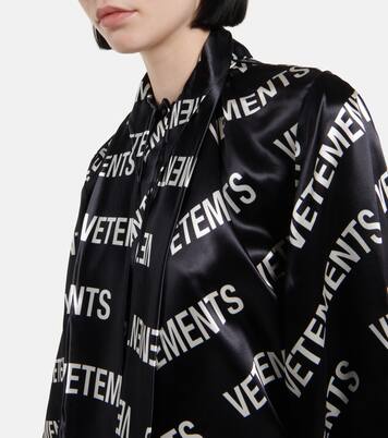 18aw VETEMENTS Neck Logo TapeTrackJacket