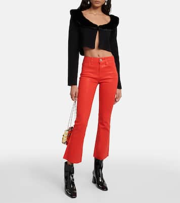 Le Crop Mini Boot high-rise jeans | Frame