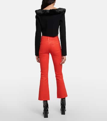 Le Crop Mini Boot high-rise jeans | Frame