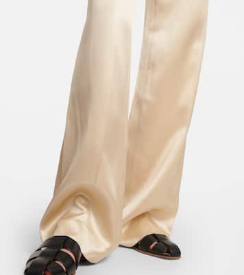 Pantalon à taille haute en soie | Gabriela Hearst