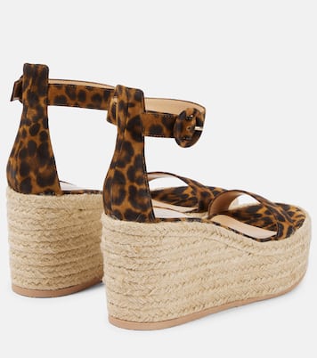 Espadrillas Portofino in suede con zeppa | Gianvito Rossi