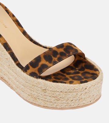 Espadrillas Portofino in suede con zeppa | Gianvito Rossi