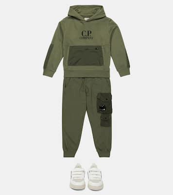 Hoodie aus Baumwoll-Fleece | C.P. Company Kids