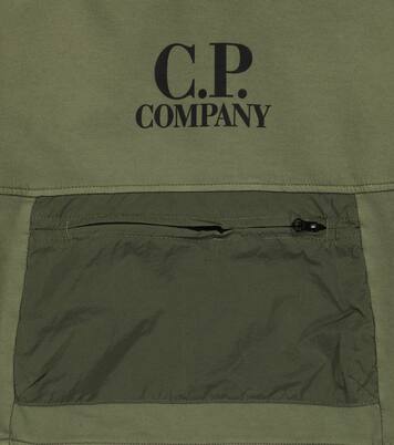 Hoodie aus Baumwoll-Fleece | C.P. Company Kids