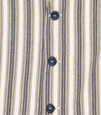 Striped cotton-blend vest | Il Gufo