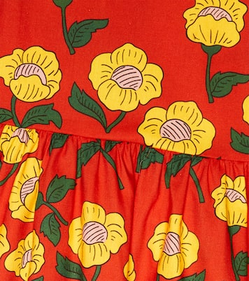 Abito Flowers in cotone con stampa | Mini Rodini