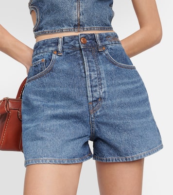 High-Rise Jeansshorts | Chloé
