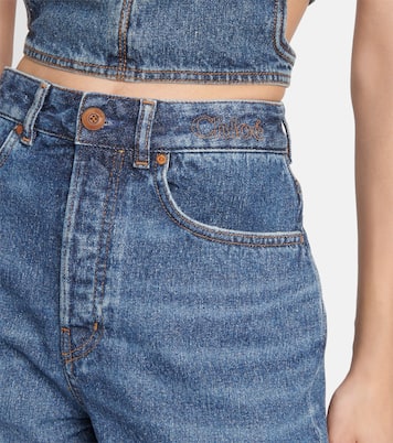 High-Rise Jeansshorts | Chloé
