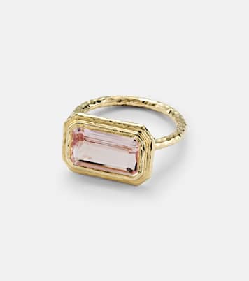 Bague Elbow Beach en or 18 ct et morganite | Octavia Elizabeth