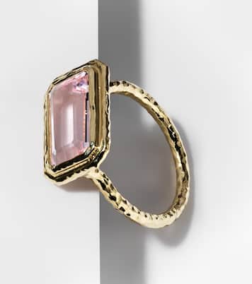 Bague Elbow Beach en or 18 ct et morganite | Octavia Elizabeth