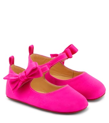Bébé – Ballerines Lou Babe en satin | Christian Louboutin Kids