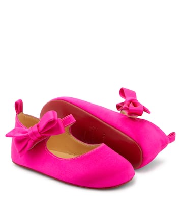 Bébé – Ballerines Lou Babe en satin | Christian Louboutin Kids