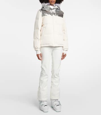 Shearling-trimmed down jacket | Yves Salomon