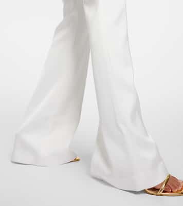 Pantalon de mariée Sculpted en satin | Galvan