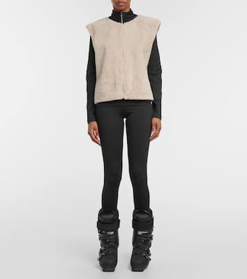 Veste sans manches en shearling | Jet Set