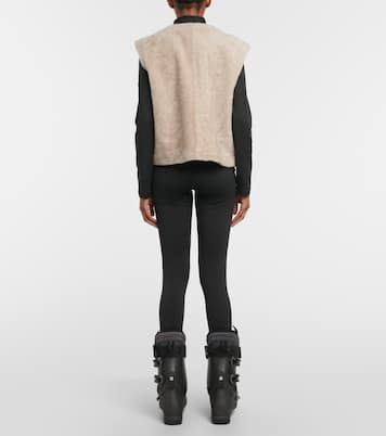 Veste sans manches en shearling | Jet Set