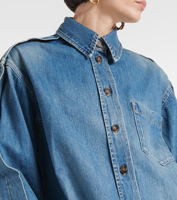 Oversize-Jeanshemd | Victoria Beckham