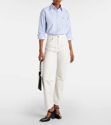Jeans regular a vita alta | Prada